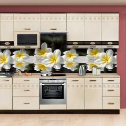 Mẫu kính ốp bếp in tranh 3D TOP-150? TOP-150 là gì?